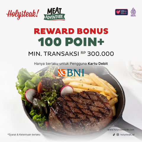 REWARD BONUS 100 POIN+ SPESIAL DARI BANK BNI