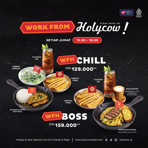 Kerja sambil makan enak? Yuk ke HOLYCOW!