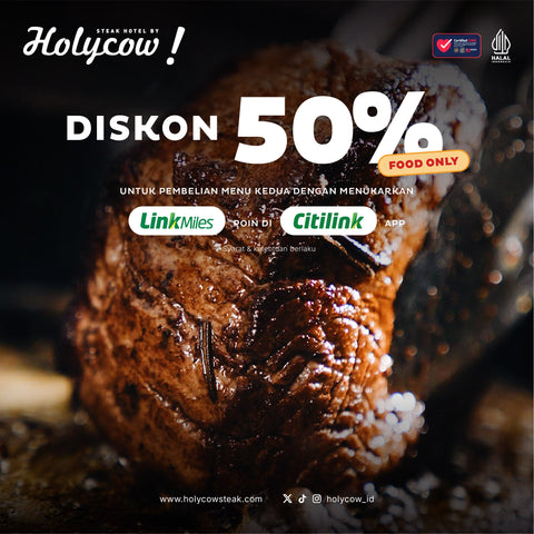 DISKON 50% UNTUK MEMBER LINKMILES