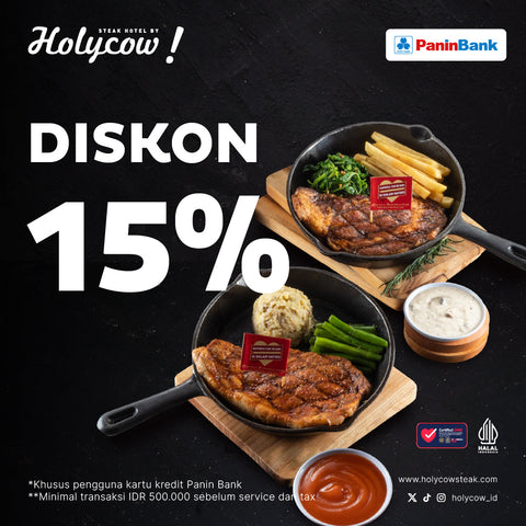 Makan Steak Hemat dengan Panin Bank di HOLYCOW!