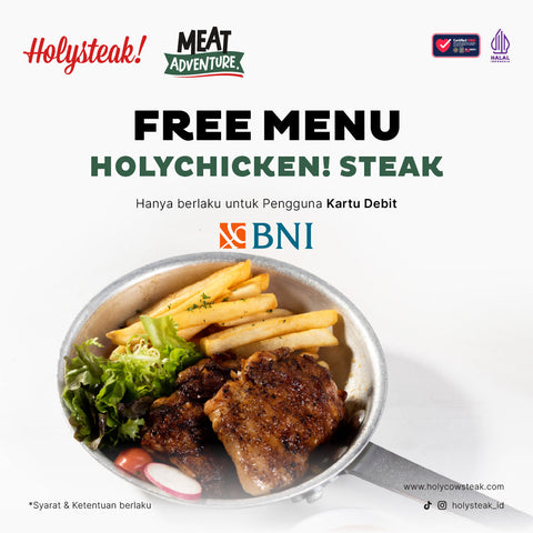 PROMO SPESIAL BANK BNI DI HOLYSTEAK!