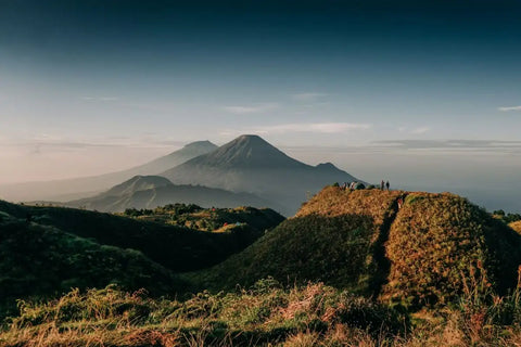 View sari Gunung Prau, Bakulan, Dieng, Kabupaten Wonosobo, Jawa Tengah, Indonesia