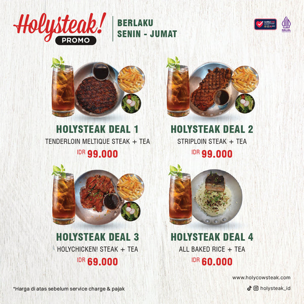Weekly Promo di HOLYSTEAK!