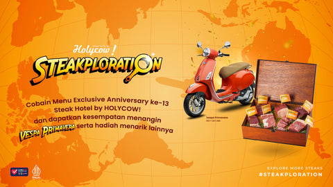 Anniversary ke-13, Steak Hotel by HOLYCOW! Sajikan Menu Steak Premium Dari Berbagai Negara