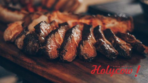 steak matang yang dipotong-potong