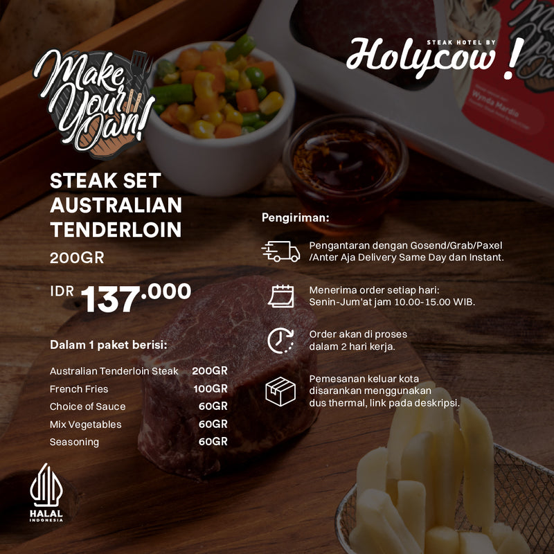 Holycow Australian Tenderloin Steak Set