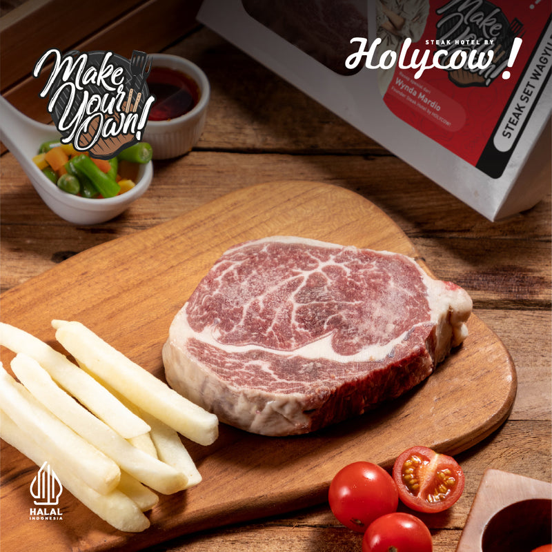 Steak Set Wagyu Rib Eye - 200gr