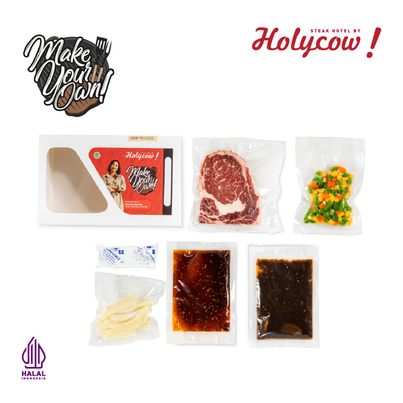 Steak Set Wagyu Rib Eye - 200gr