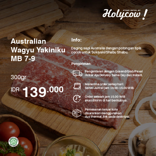 Australian Wagyu Yakiniku MB 7-9