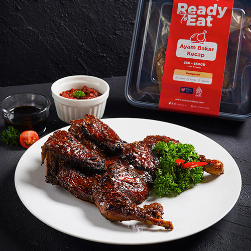 Holycow! Ready to Eat Ayam Bakar Kecap 500-650Gr
