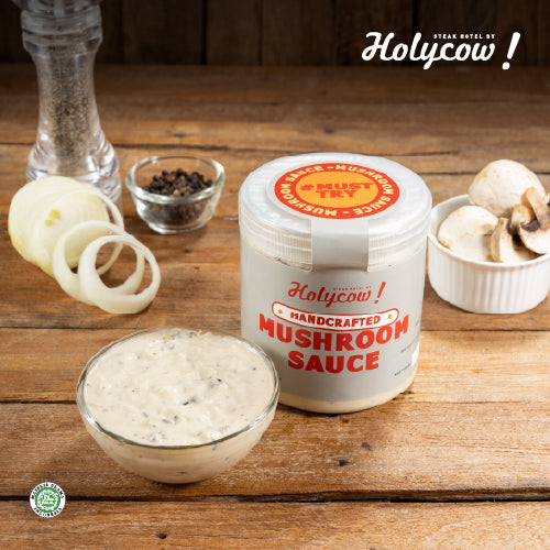 Mushroom Sauce 500ml Steak Hotel by Holycow!