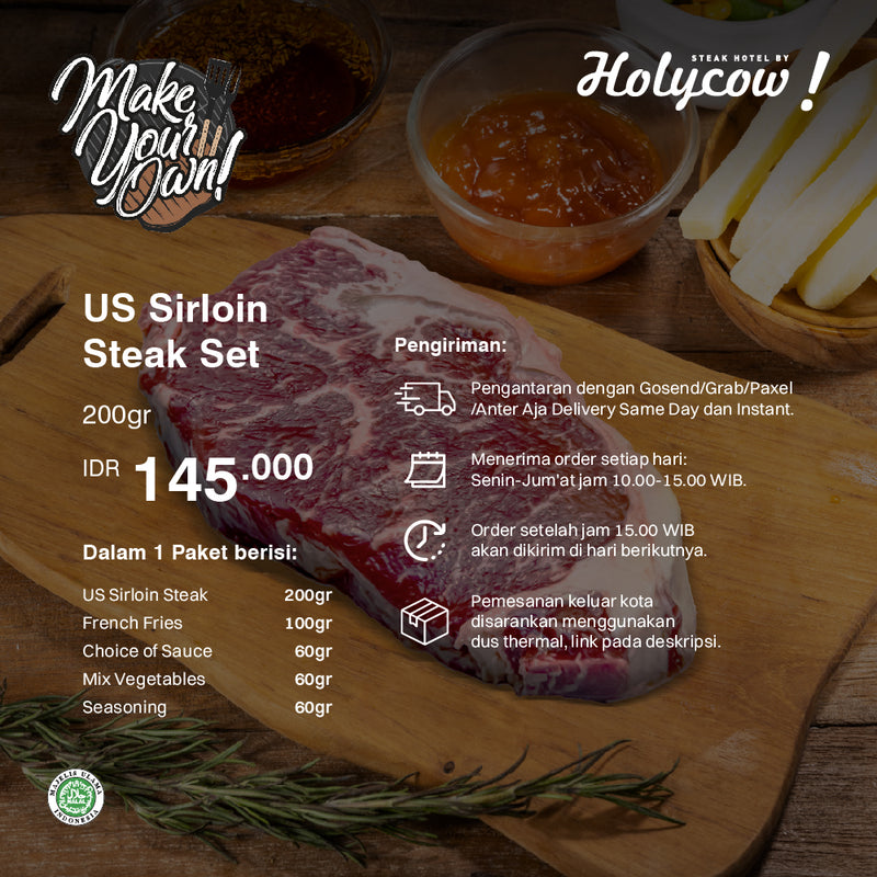 US Sirloin Steak Set
